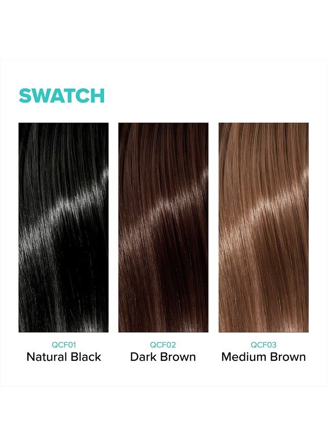 Kiss Quick Cover Root Touch Up Thickening Fiber Spray 3.38oz (Natural Black) - Image 5