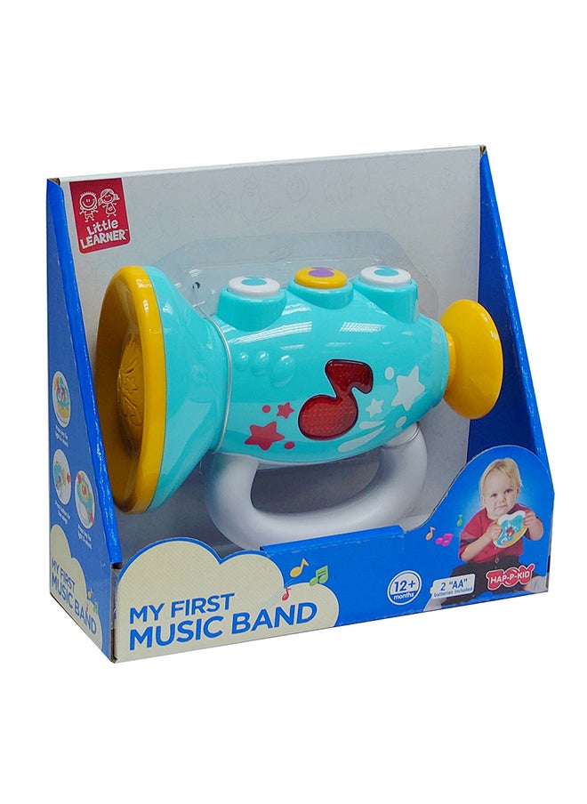 Happy Kids My First Trumpet By Little Learners - Light And Sounds, Easy To Grab Handle  - Image 1