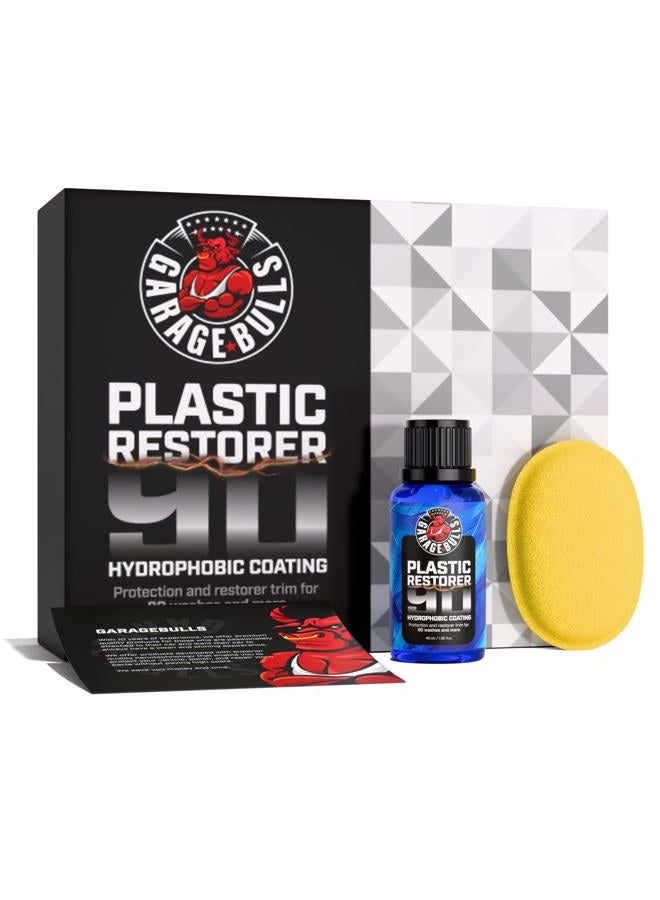 garage bulls GARAGEBULLS Plastic Restorer & Hydrophobic Trim Coating 30 ML - Image 1