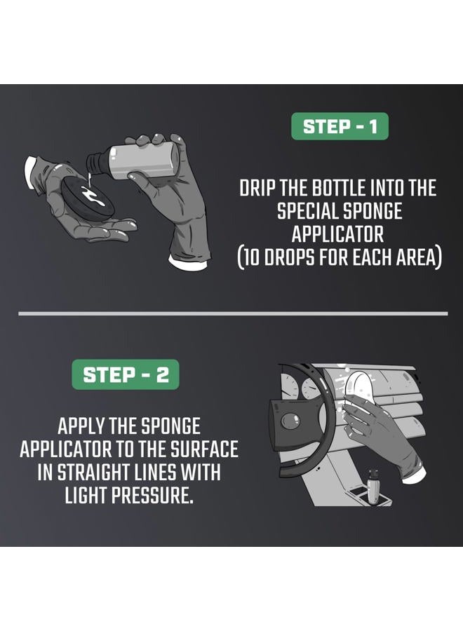 garage bulls GARAGEBULLS Plastic Restorer & Hydrophobic Trim Coating 30 ML - Image 3