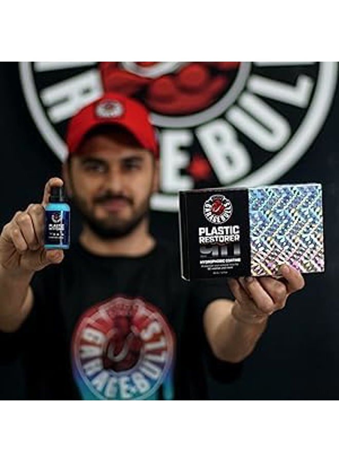 garage bulls GARAGEBULLS Plastic Restorer & Hydrophobic Trim Coating 30 ML - Image 2