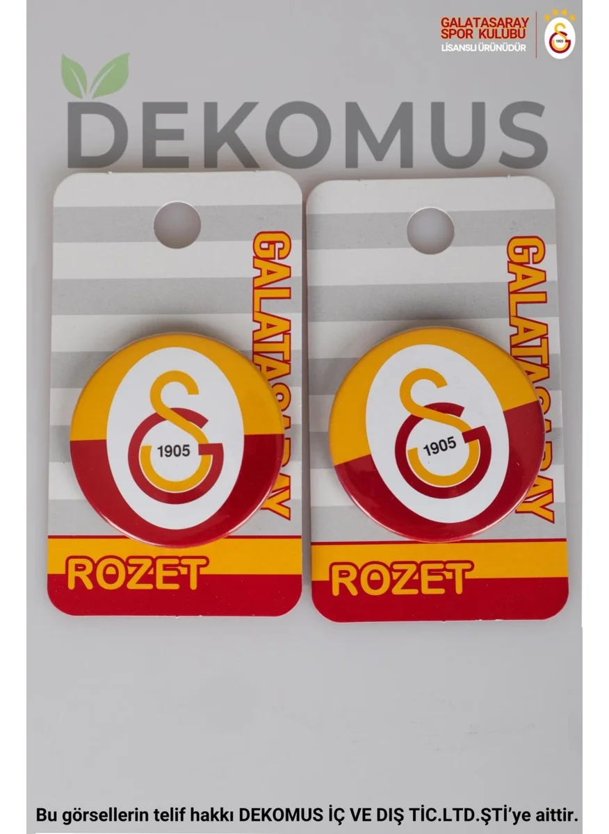 Fenerbahçe Galatasaray 2-Piece Badge Licensed With Dekomus