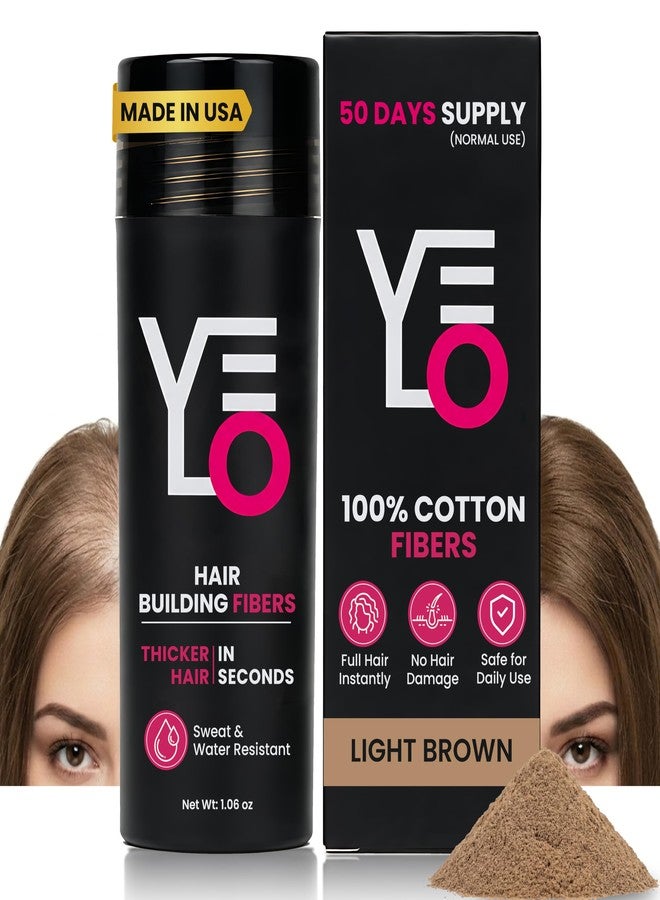 VELO Hair Building Fibers for Thinning Hair – Hair Fiber Powder for Men & Women – Root Cover Up, Hairline Filler & Bald Spot Concealer – Natural Look, Fuller Hair in Seconds – 30g - Image 1