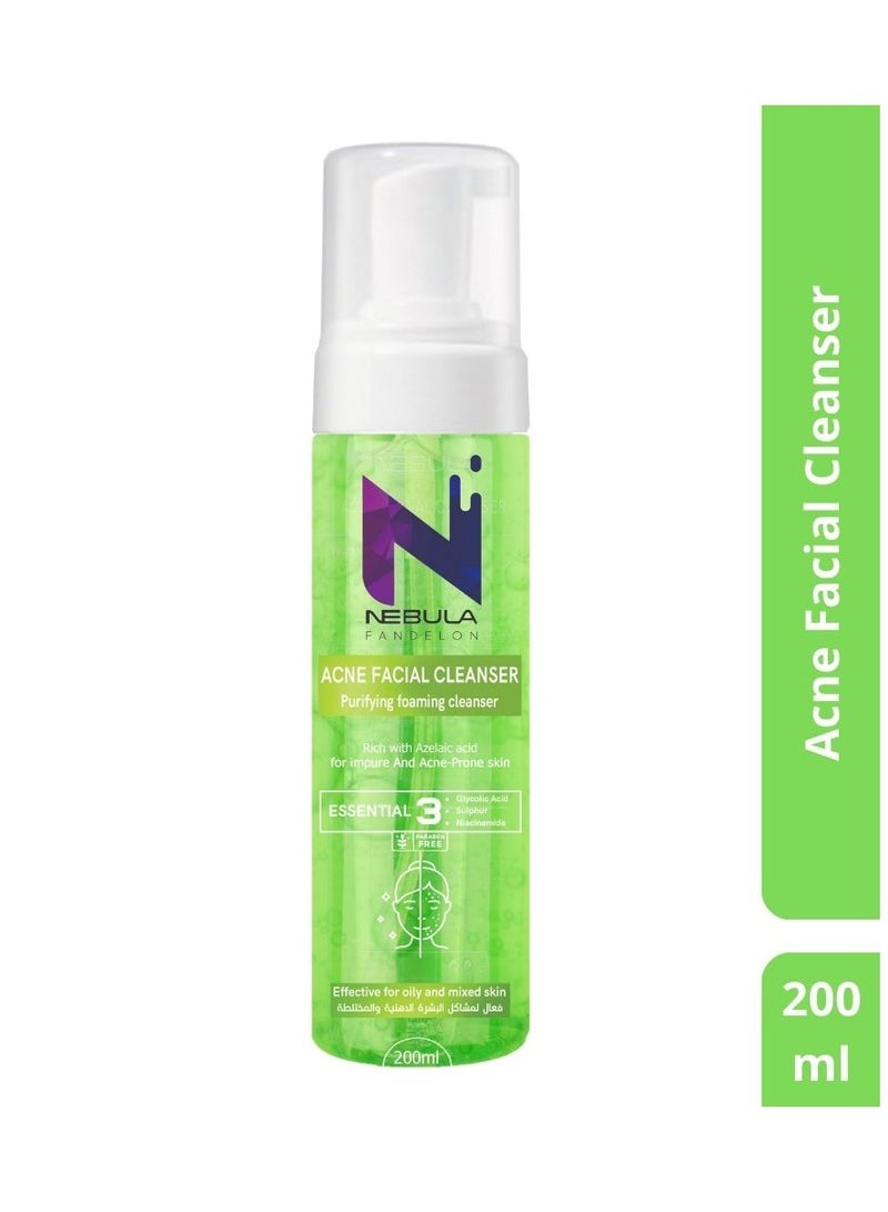 نيبولا منظف ​​الوجه لعلاج حب الشباب، 200 مل - Image 1
