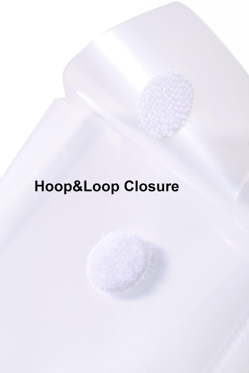 YESSART 3â€™â€™ x 5â€™â€™ Vertical Plastic Envelopes Hook Loop Closure Coupon Receipt Sticker Holder 20 Pack - Image 3