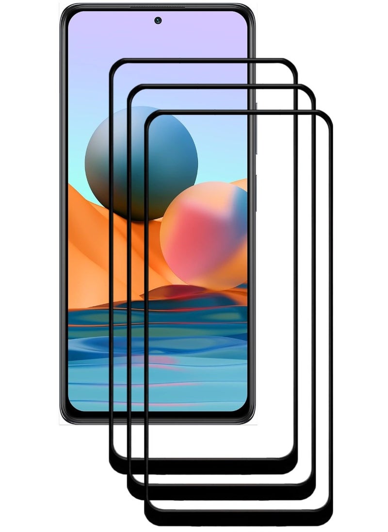 ACLIX 3 Pieces Antistatic ESD Dustproof Premium Quality High Definition Tempered Glass Screen Protector Designed For Xiaomi Redmi Note 10 Pro - Image 1