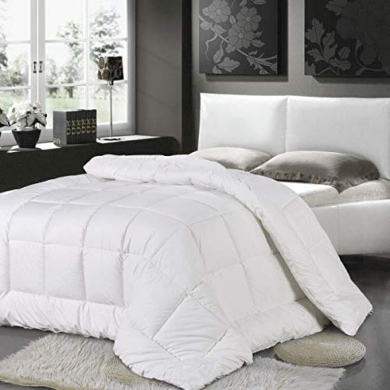 Duvet Size Soft White Microfibre 110 GSM 220x240 cm - Image 2