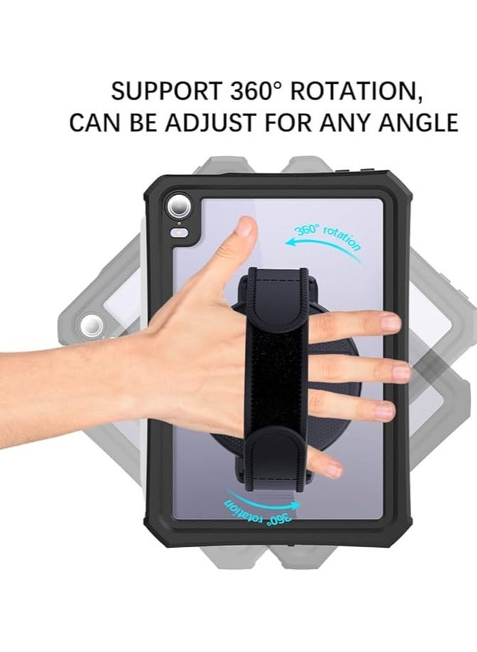erorex Tablet Stand, 360° Rotating Multi-Angle Adjustable Stand with Hand Strap, Sticky Tablet Stand Compatible for iPad, Air, Samsung Galaxy Tabs, 9.7"-13" Tablets - Image 2