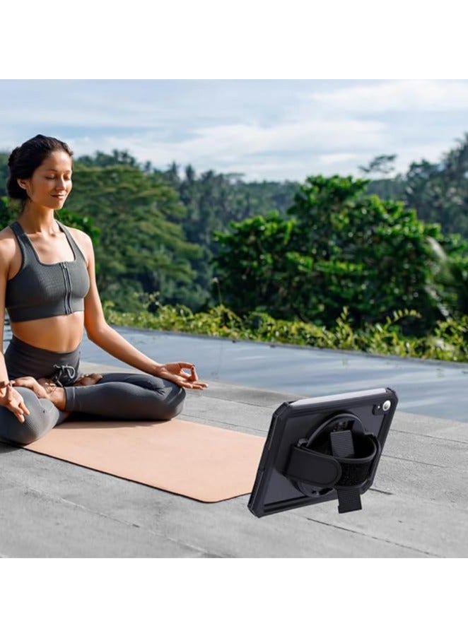 erorex Tablet Stand, 360° Rotating Multi-Angle Adjustable Stand with Hand Strap, Sticky Tablet Stand Compatible for iPad, Air, Samsung Galaxy Tabs, 9.7"-13" Tablets - Image 3