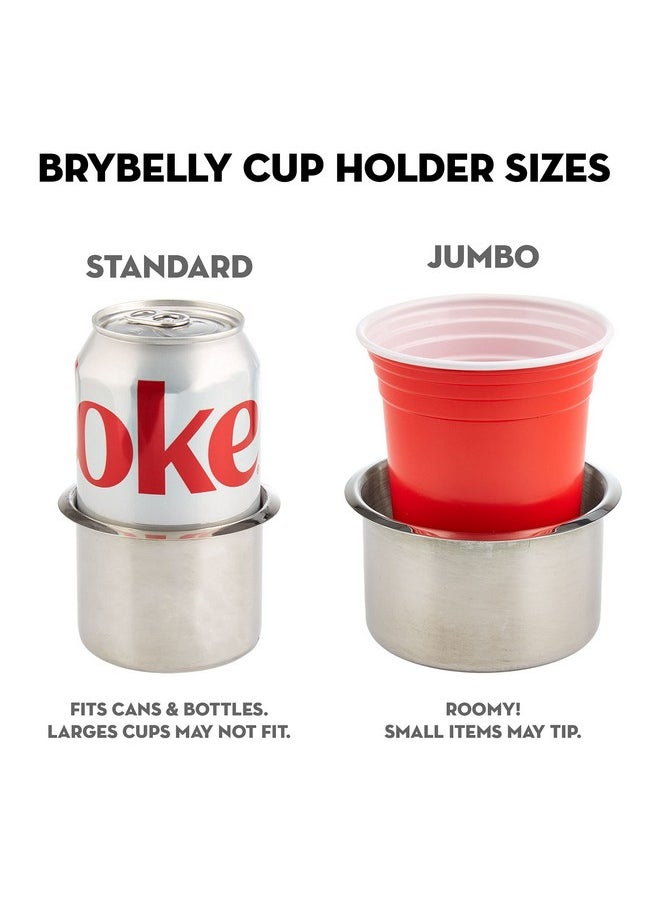 Brybelly - Ingle, Stainless Steel Drop-In Cup Holder By Brybelly - Image 1