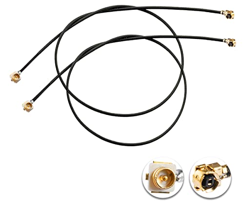 POBADY 2PCS U.F.L1 Male to U.F.L1 Female Cable 12" /30CM 1.13mm Low-Loss Extension Cable - Image 5