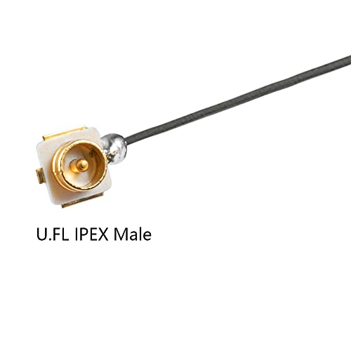 POBADY 2PCS U.F.L1 Male to U.F.L1 Female Cable 12" /30CM 1.13mm Low-Loss Extension Cable - Image 2
