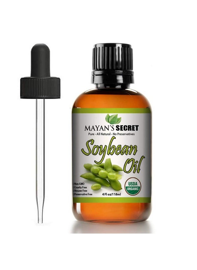 Mayan's Secret Mayan's Secret Pure, Cold Pressed USDA Certified Organic Soybean Oil for Skin, Hair, and Body - 4 fl oz  - Image 1