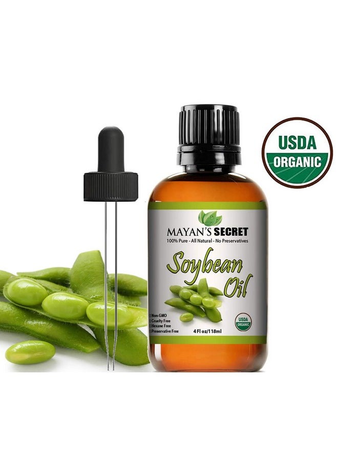 Mayan's Secret Mayan's Secret Pure, Cold Pressed USDA Certified Organic Soybean Oil for Skin, Hair, and Body - 4 fl oz  - Image 4