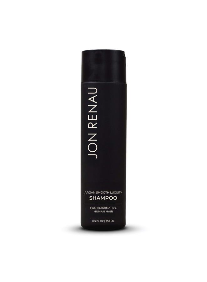Jon Renau Argan Smooth Luxury Shampoo for Human Hair, 250ml - Image 1