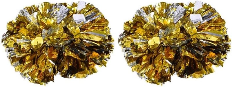 woobles Cheerleading Pom, 1 Pair Cheerleader Aerobics Pom Poms Pompoms for Dance Party School Sports Competition - Image 4