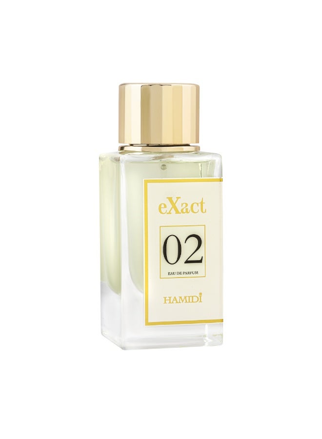 Hamidi Exact 02 SLY LIB Eau De Parfum For Woman, 100ML, Perfume For Women, Sparkling Fragrance With Mandarin, Lavender, & Vanilla, Luxury Long Lasting Scent For Her - Image 2