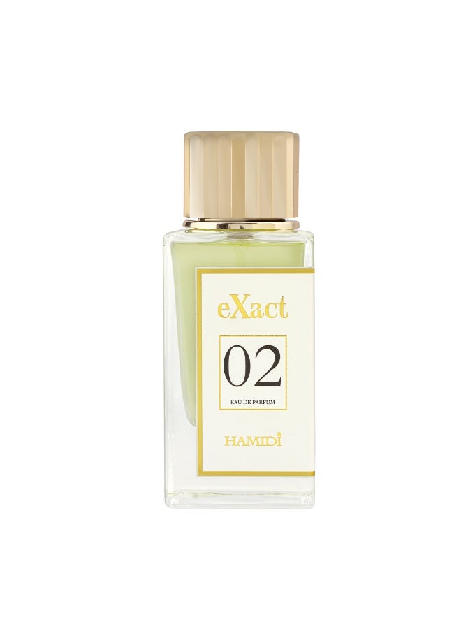 Hamidi Exact 02 SLY LIB Eau De Parfum For Woman, 100ML, Perfume For Women, Sparkling Fragrance With Mandarin, Lavender, & Vanilla, Luxury Long Lasting Scent For Her - Image 1