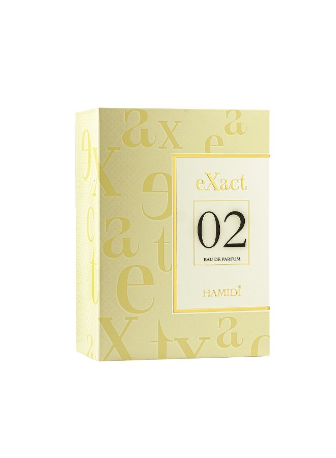 Hamidi Exact 02 SLY LIB Eau De Parfum For Woman, 100ML, Perfume For Women, Sparkling Fragrance With Mandarin, Lavender, & Vanilla, Luxury Long Lasting Scent For Her - Image 4