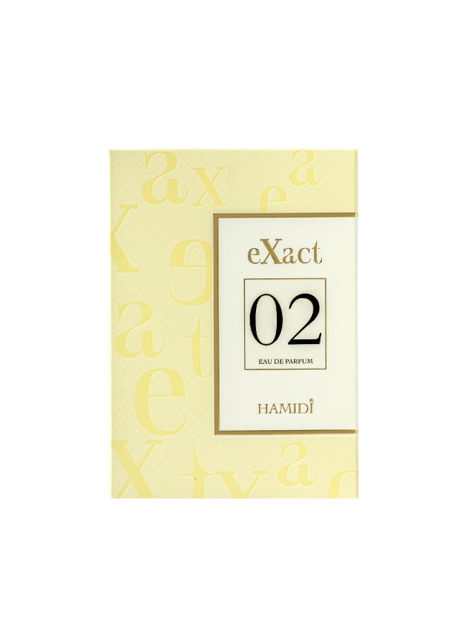Hamidi Exact 02 SLY LIB Eau De Parfum For Woman, 100ML, Perfume For Women, Sparkling Fragrance With Mandarin, Lavender, & Vanilla, Luxury Long Lasting Scent For Her - Image 3