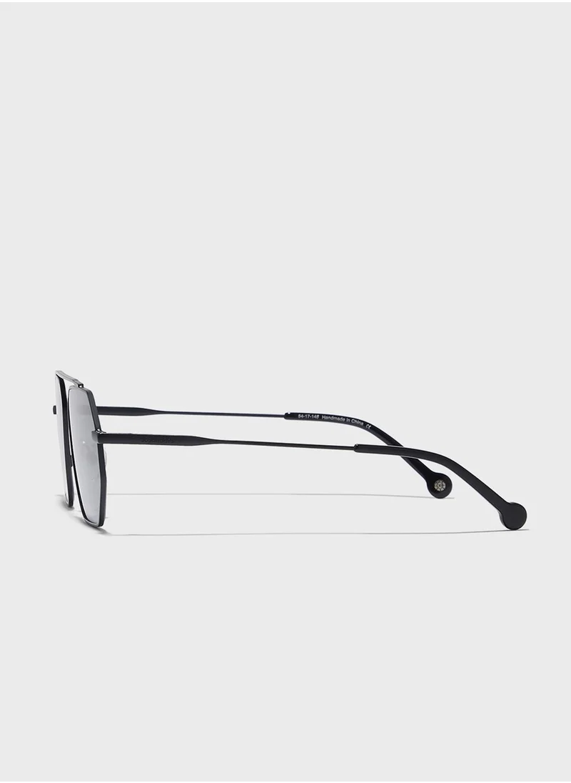 30 سندايز Halcyon Rectangular   Sunglasses