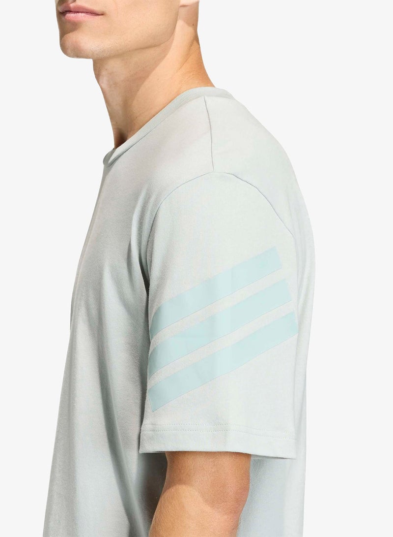 Adidas Future Icon 3 Stripe T-Shirt - Image 4