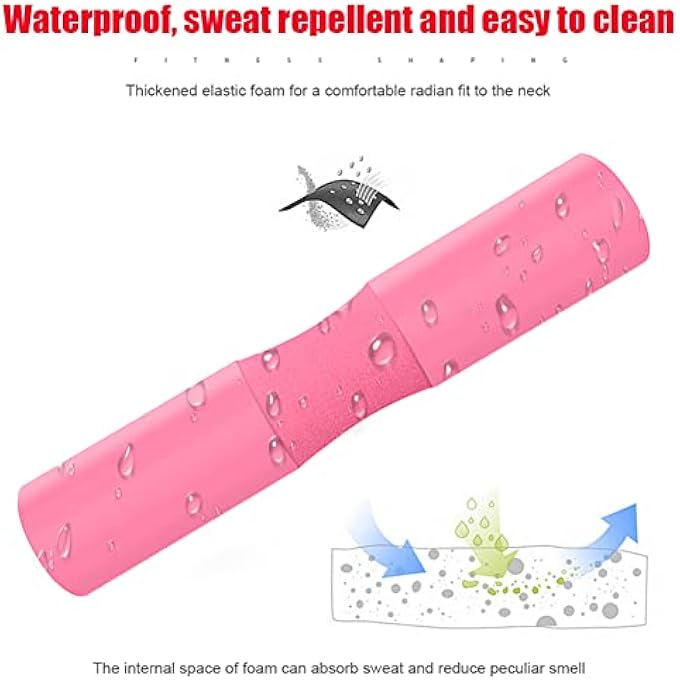 rayihni Barbell Pad Squat Pad Protector For Neck Shoulders Foam Weight Lifting Pad Cushion Lunges Hip Thrusts Gym Fitness Equipment Accessory For Olympic And Standard Bar - Image 5