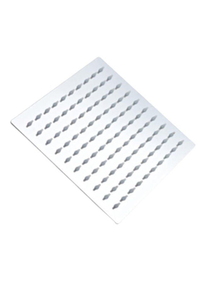 Pressure Rain Shower Head 100-Hold Silver 8inch - Image 1