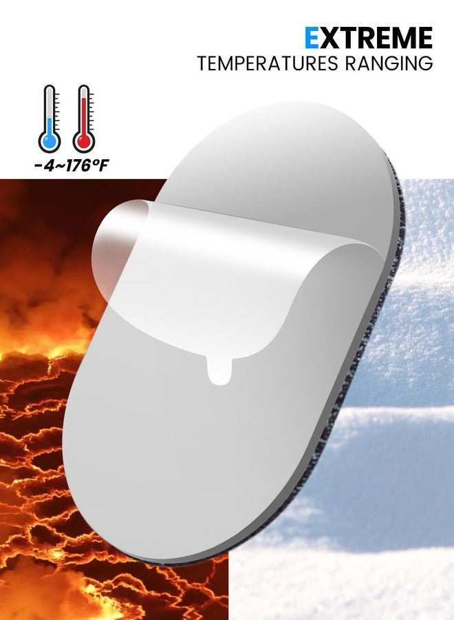 eSamcore [Size：2.83" X 1.77" 2 Pack Single-Sided 3M VHB Adhesive Pad with Loop Strip Replacement Only Compatible with Magsafe Car Mount Detachable【#253】 - Image 2