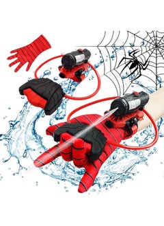 Lemon Spider Man Wrist Water Gun with Gloves, Boys Toy Children's Water Gun, Heroic Wrist Water Blaster, Essential for Summer Water Battles Excellent Gift Choice, Wrist Toy Costume Cosplay Hero Props Gift for kids  - Image 1