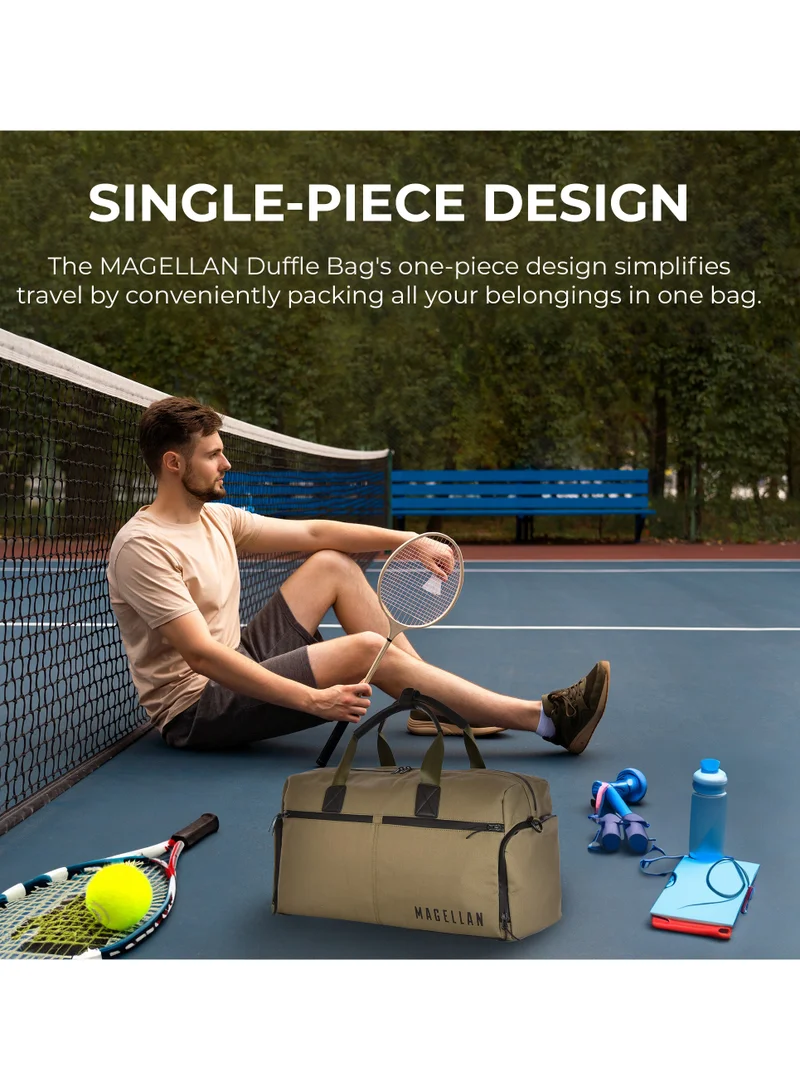 MAGELLAN MAGELLAN | Duffle Bag | Khakhi | 20 inches | Unisex | Soft material | Fabric | 1Piece