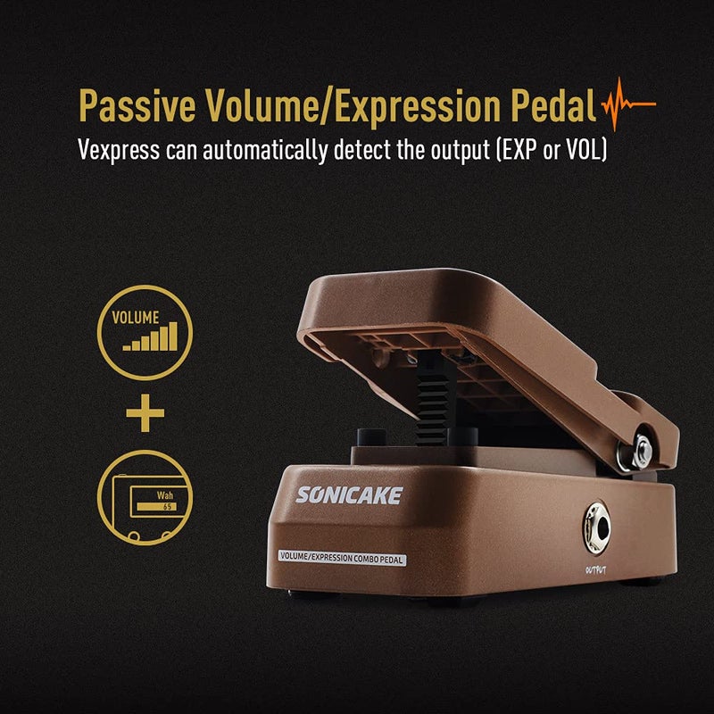 SONICAKE QEP-02 Vexpress Passive Volume Expression Guitar Effects Pedal - Image 2