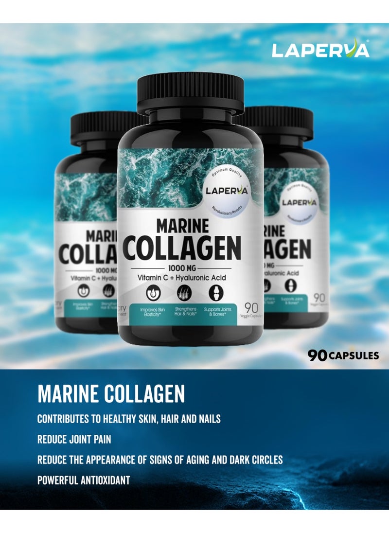 Laperva Marine Collagen 1000 mg 90 veggie capsule  - Image 3