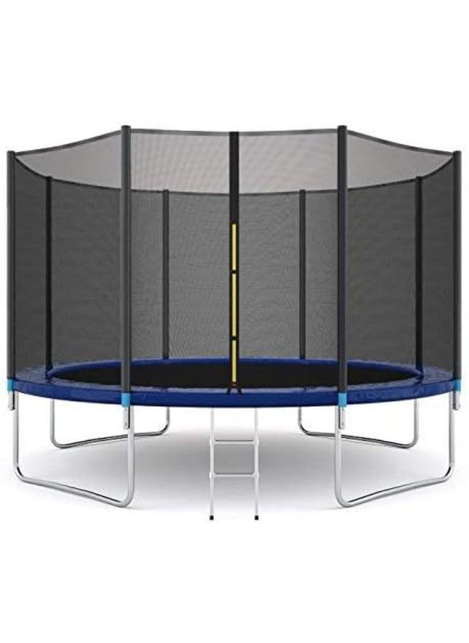 Rainbow Toys Rainbow Toys - 12Ft Trampoline for kids, Kids Trampoline Fitness Exercise Equipment Outdoor Garden Jump Bed Trampoline With Safety Enclosure  - Image 1