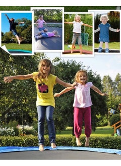 Rainbow Toys Rainbow Toys - 12Ft Trampoline for kids, Kids Trampoline Fitness Exercise Equipment Outdoor Garden Jump Bed Trampoline With Safety Enclosure  - Image 4