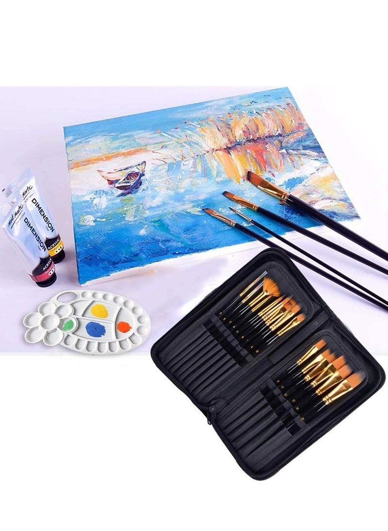 Generic - 15 Colors Fabric Paint Permanent Vibrant Color Textile Paints Dye for T-Shirt Clothing Canvas Wood Ceramic Glass - Image 1