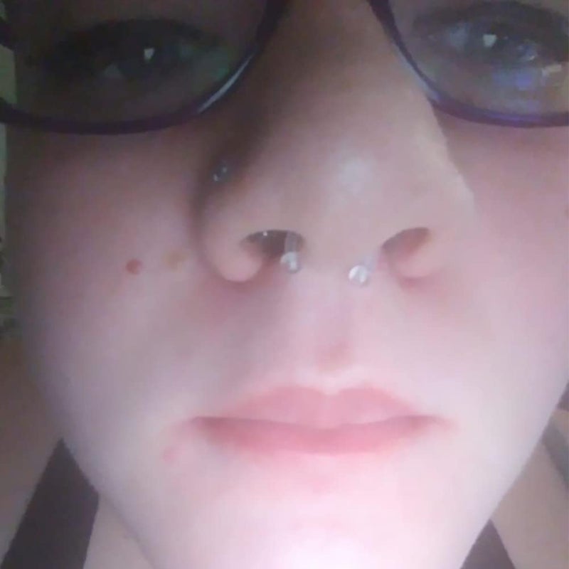 QWALIT حلقة أنف QWALIT 16g شفافة من البلاستيك لحفظ الأنف للعمل والجراحة غير مرئية - Image 3