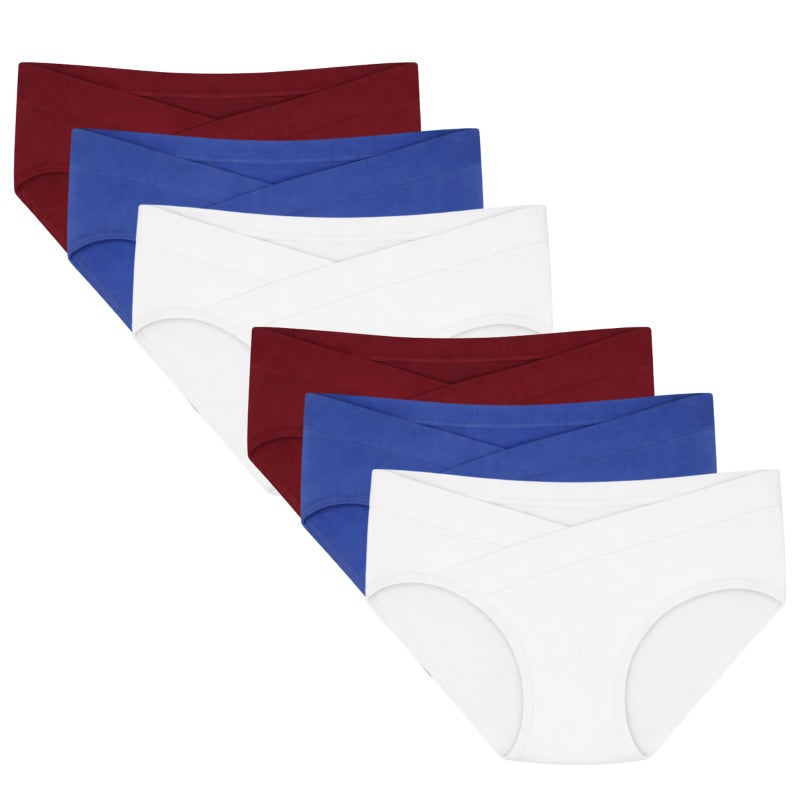 TUMMY Bamboo Cotton Low Waist V-Cut Panties – Pack of 6 - Image 1