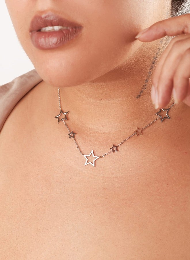 Sacina Gothic Y2k Star Choker Necklace, Star Necklace Y2k, Christmas New Year Jewelry Gift For Women - Image 3