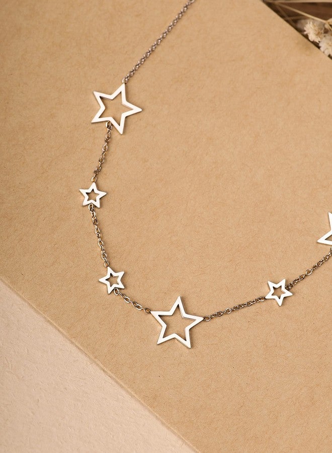 Sacina Gothic Y2k Star Choker Necklace, Star Necklace Y2k, Christmas New Year Jewelry Gift For Women - Image 5
