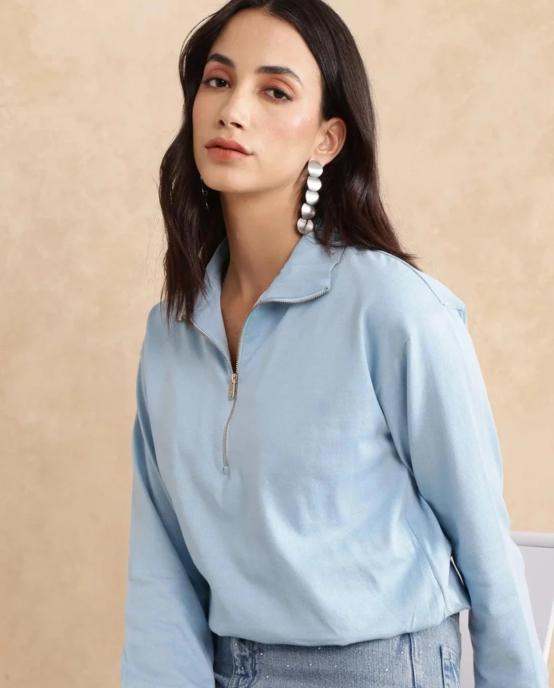 ريريزم بلوزة نسائية بياقة بولو