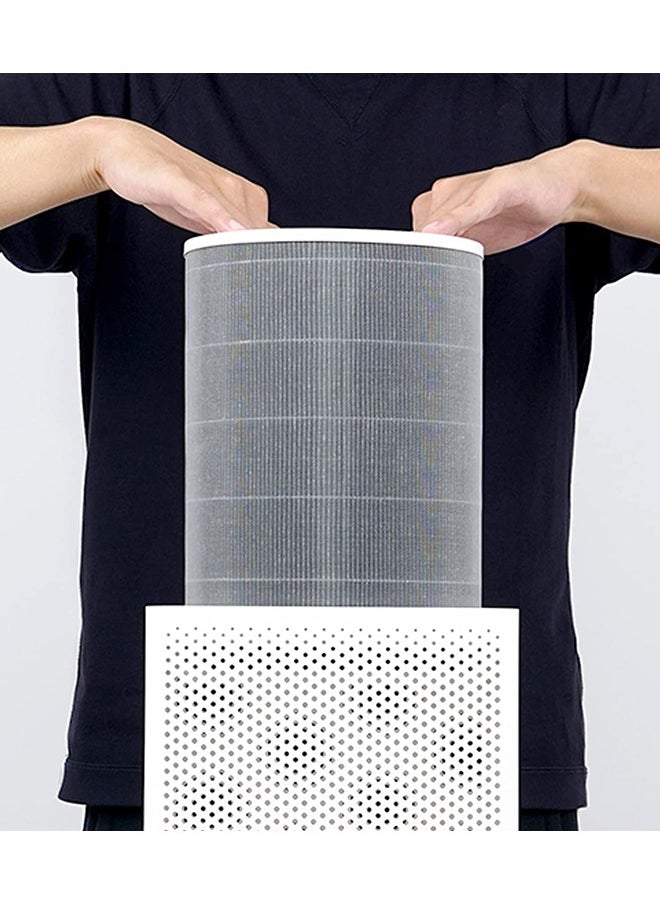 Generic - Mi Air Purifier HEPA Replacement Filter M8R-FLH, Triple Layer with Activated Carbon, Compatible with Mi Air Purifier 4 Pro, Grey - Image 1