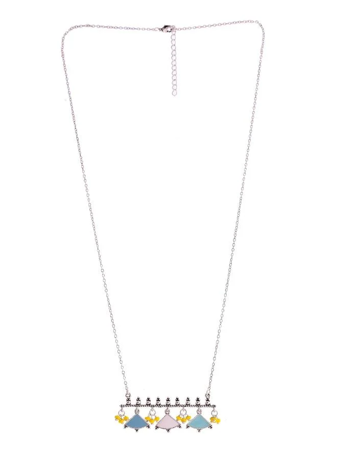 VOYLLA Bagh E Fiza Lightly Embellished Brass Pendant