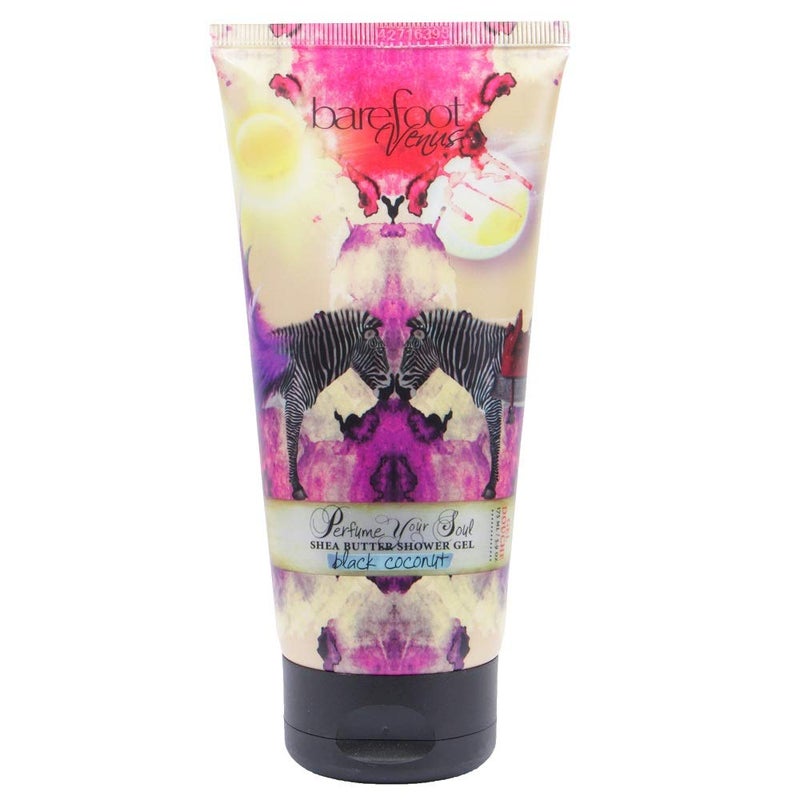 Barefoot Venus Body Shower Gel with Shea Butter 59 OZ Black coconut - Image 1