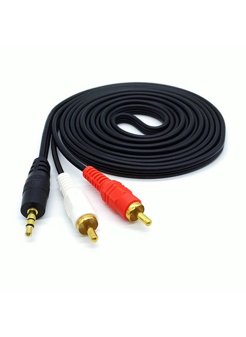 خط الصوت Aux واحد واثنين 3.5 مم لمضاعفة Lotus Rca للهاتف المحمول اتصال الكمبيوتر مكبر كهربائي خط مكبر الصوت بالجملة - اللون: ثلاثة أخبار 3m واحد إلى اثنين من خط اللوتس