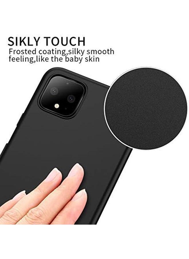 Google Pixel 4Xl Case Soft Tpu Matte Finish Mobile Phone Case Ultra Thin Slim Fit Protective Cell Phone Back Cover For Google Pixel 4Xl Black