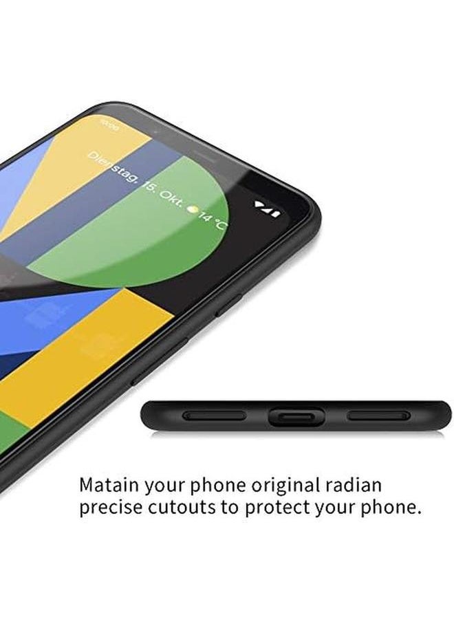 Google Pixel 4Xl Case Soft Tpu Matte Finish Mobile Phone Case Ultra Thin Slim Fit Protective Cell Phone Back Cover For Google Pixel 4Xl Black