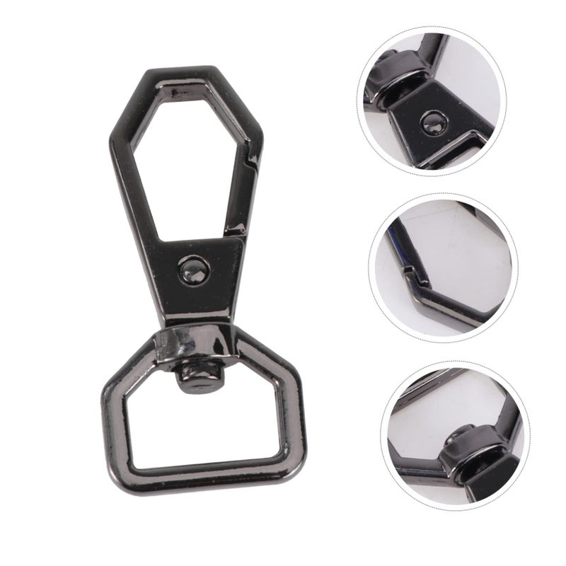 10 Pcs Swivel Snap Hooks Key Alloy Keychain Accessories Stylish Practical Organizers For Handbags Bags And Backpacks - Image 5