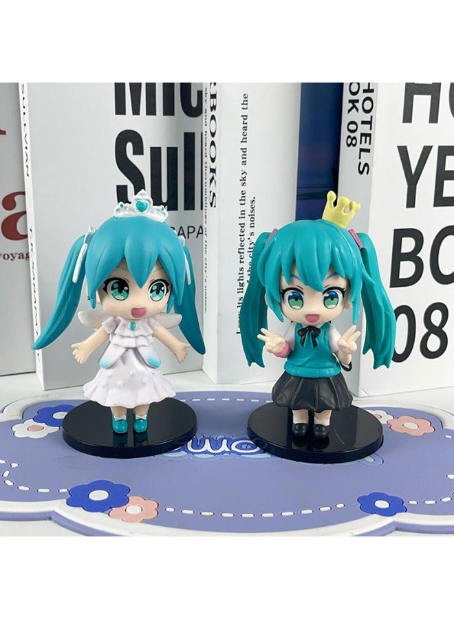general Hatsune Miku character Model Desktop decoration Cute Hatsune model Toy birthday Party Collection Decoration Gift for family and friends - Image 2