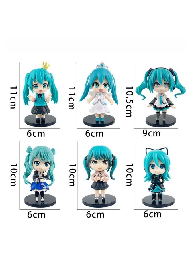 general Hatsune Miku character Model Desktop decoration Cute Hatsune model Toy birthday Party Collection Decoration Gift for family and friends - Image 5